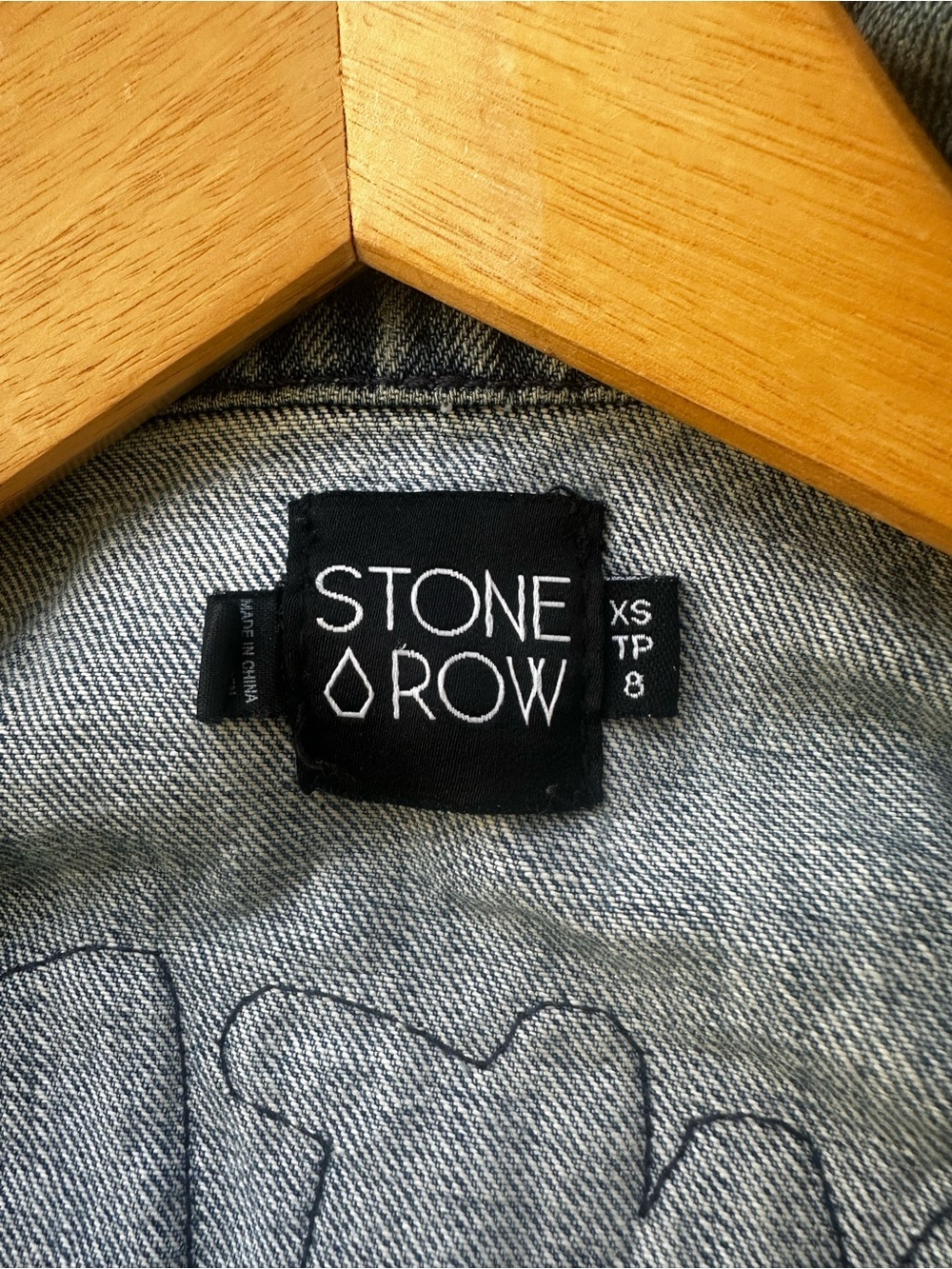 STONE ROW DENIM JACKET XS - Picture 8 of 11